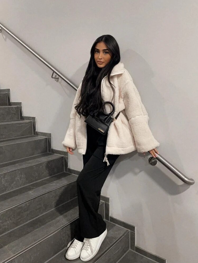 Mia | Women's Cozy Teddy Jacket