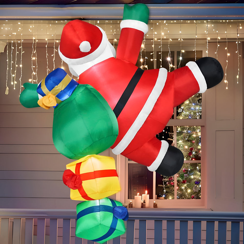 Andrew | Inflatable Climbing Santa Outdoor LED Decoration