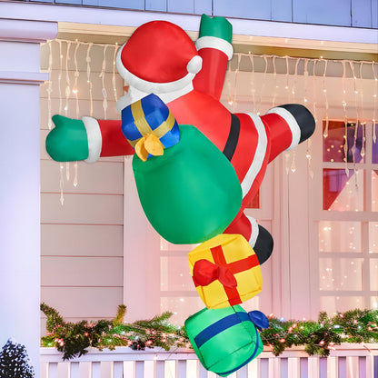 Andrew | Inflatable Climbing Santa Outdoor LED Decoration