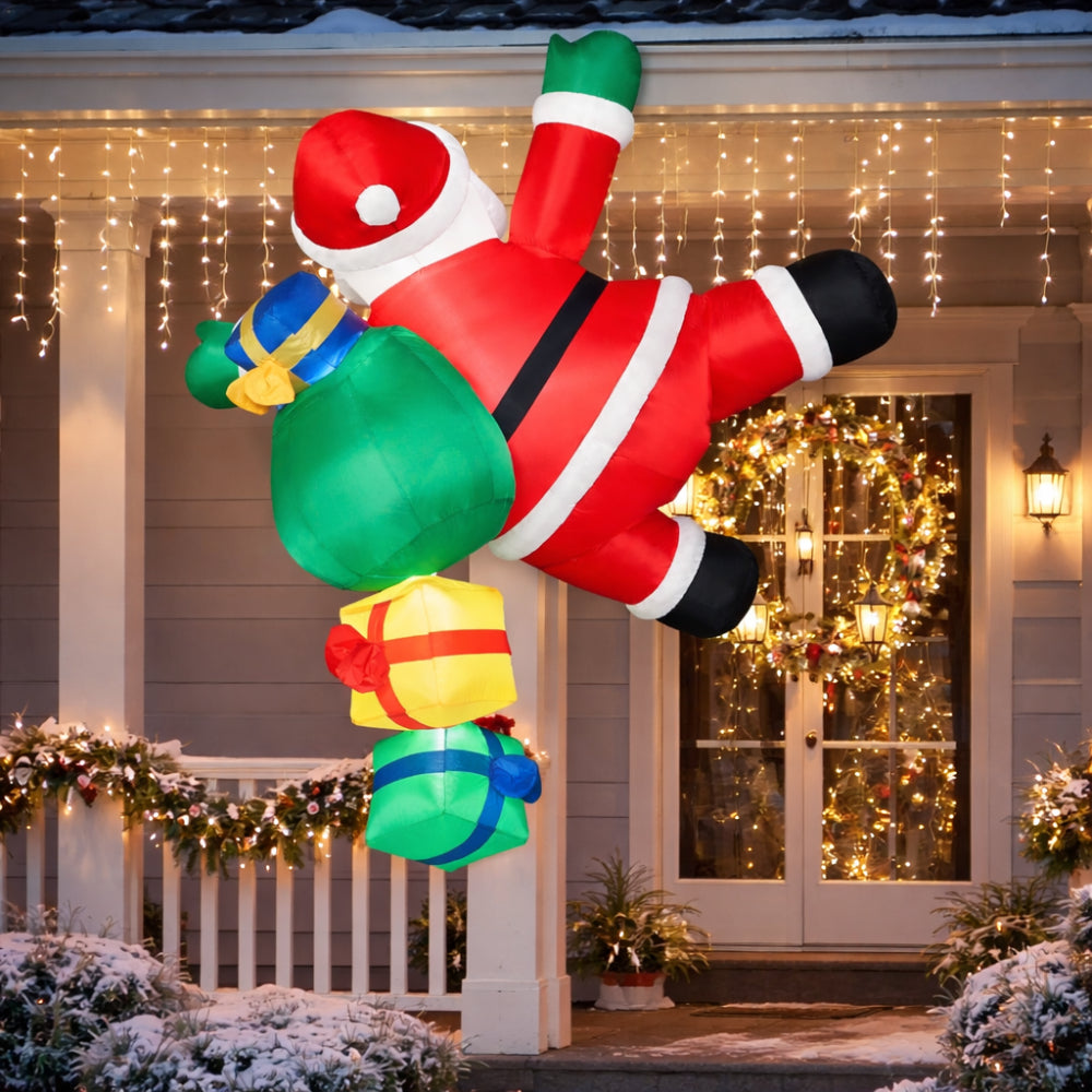 Andrew | Inflatable Climbing Santa Outdoor LED Decoration