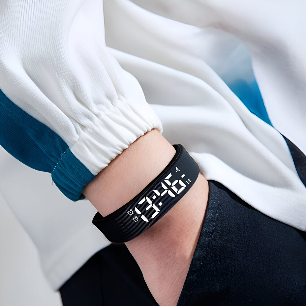 Chauncey | Women's and Men's Water-Resistant Sports Watch with LED Display