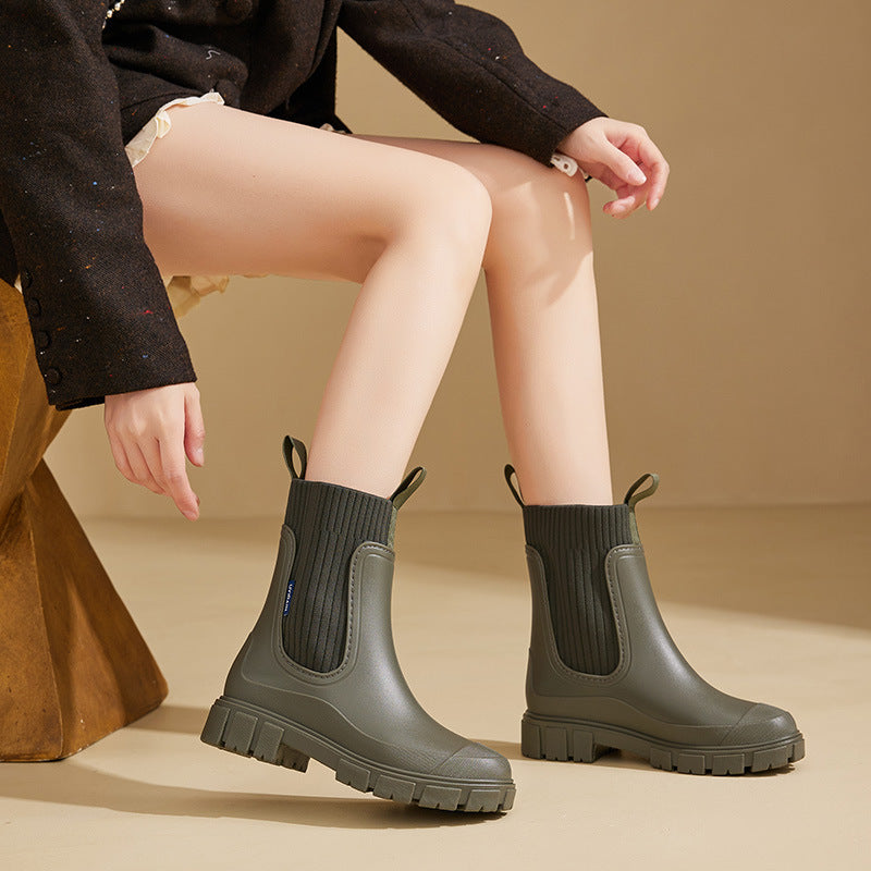Mia | Waterproof Rain Boots with Anti-Slip Sole for Rainy Weather
