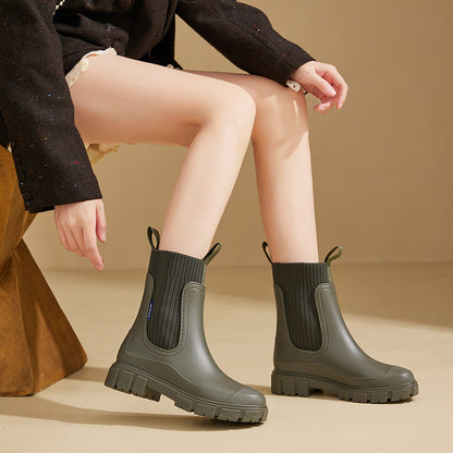Mia | Waterproof Rain Boots with Anti-Slip Sole for Rainy Weather