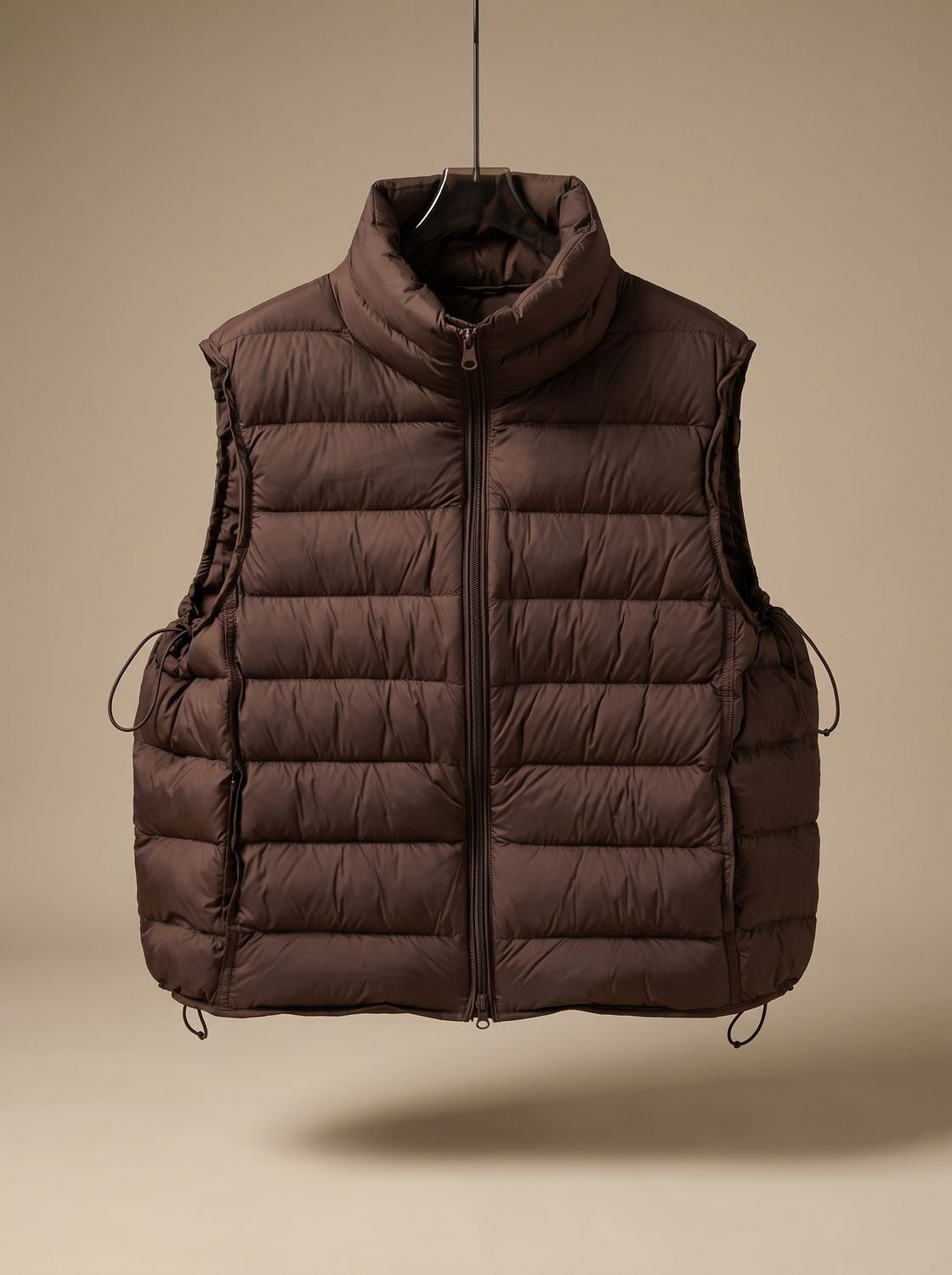 Christabel | Women's Quilted Vest with Two-Way Zip and Stand-Up Collar