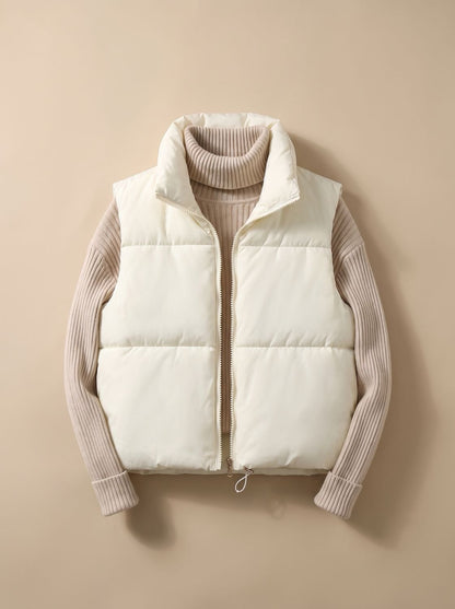 Ginetta | Women's Ultra-Lightweight Quilted Vest with Stand-Up Collar