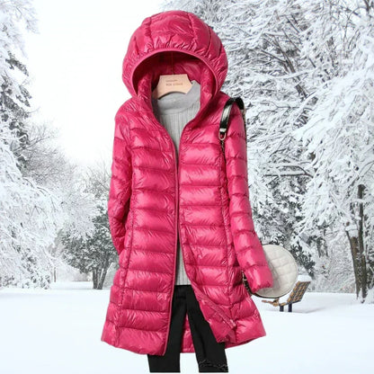 Cressida | Women's Mid-Length Hooded Puffer Jacket