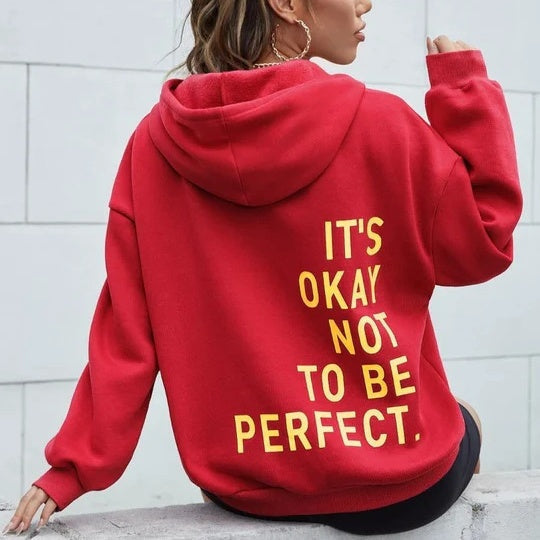 Layla | Long-Sleeve Hoodie with Casual Cut and Graphic Print