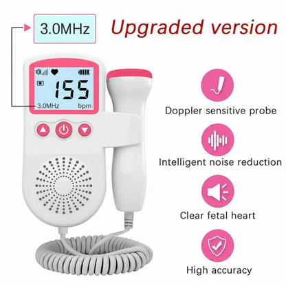 Angela | Portable Fetal Heartbeat Monitor with Digital Display