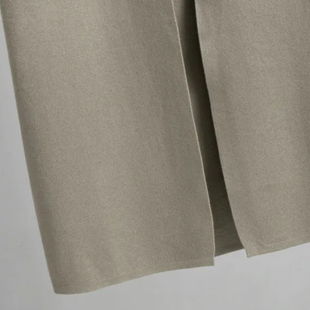 Claire | Women's Three-Piece Set with Wide-Leg Pants and Top