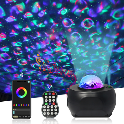 Jessica | Galaxy and Star Projector with Bluetooth Speaker