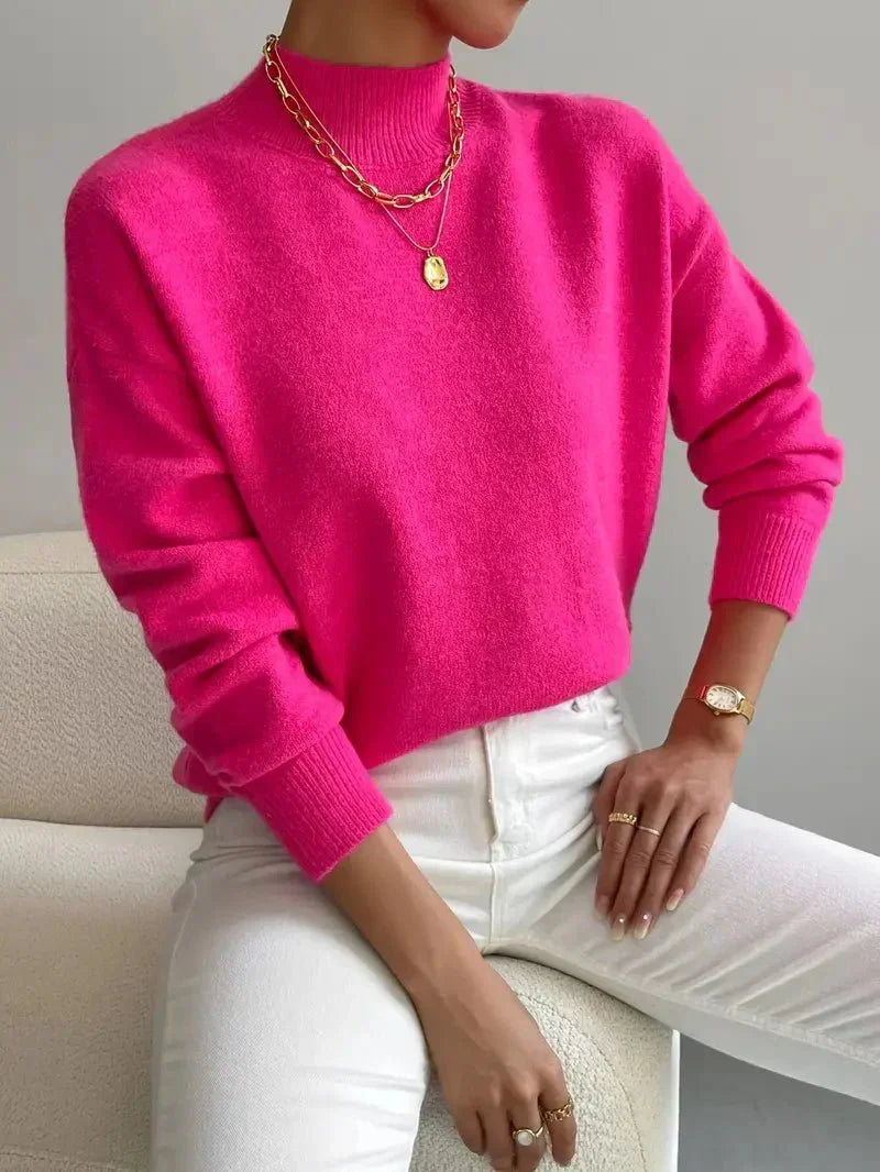 Mary | Elegant Turtleneck Sweater with Relaxed Fit