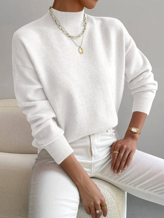 Mary | Elegant Turtleneck Sweater with Relaxed Fit