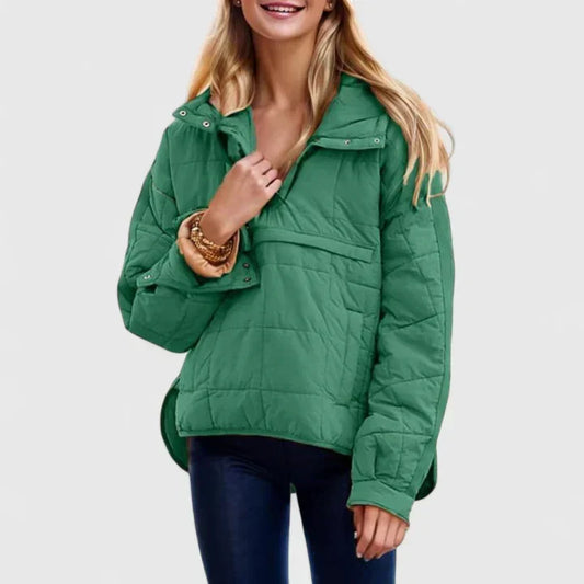 Marigold | Women's Pullover Puffer Jacket with Quilted Finish