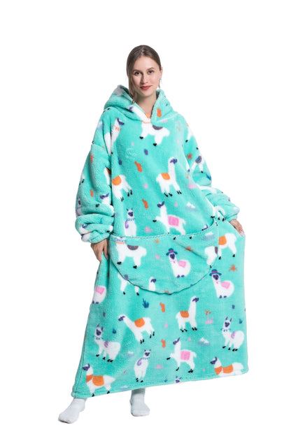 Ava | Fleece Hoodie Blanket for Winter
