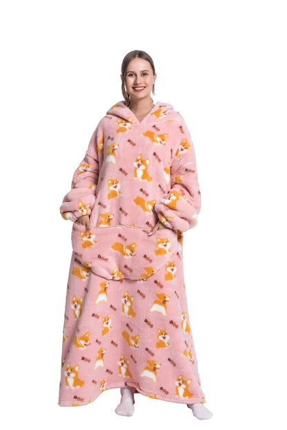 Ava | Fleece Hoodie Blanket for Winter
