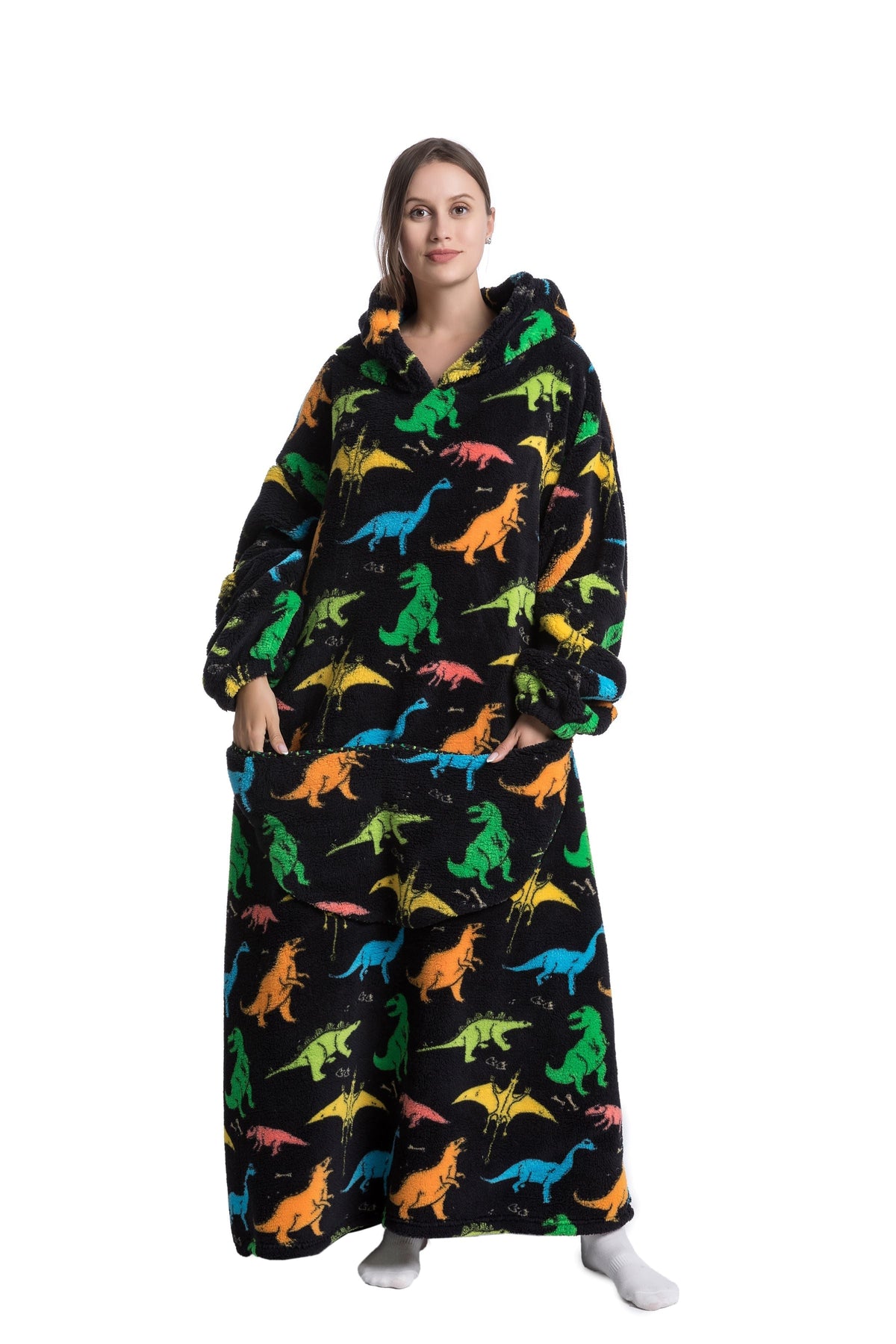Ava | Fleece Hoodie Blanket for Winter