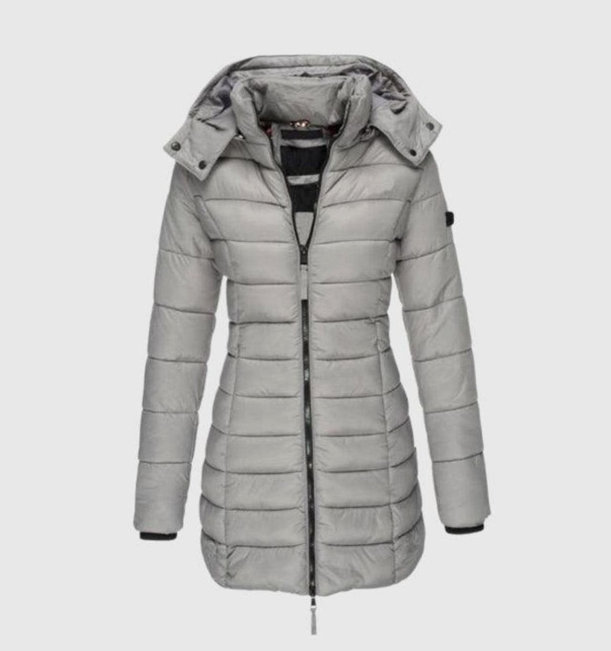 Charlotte | Women's Long Quilted Puffer Coat with Hood