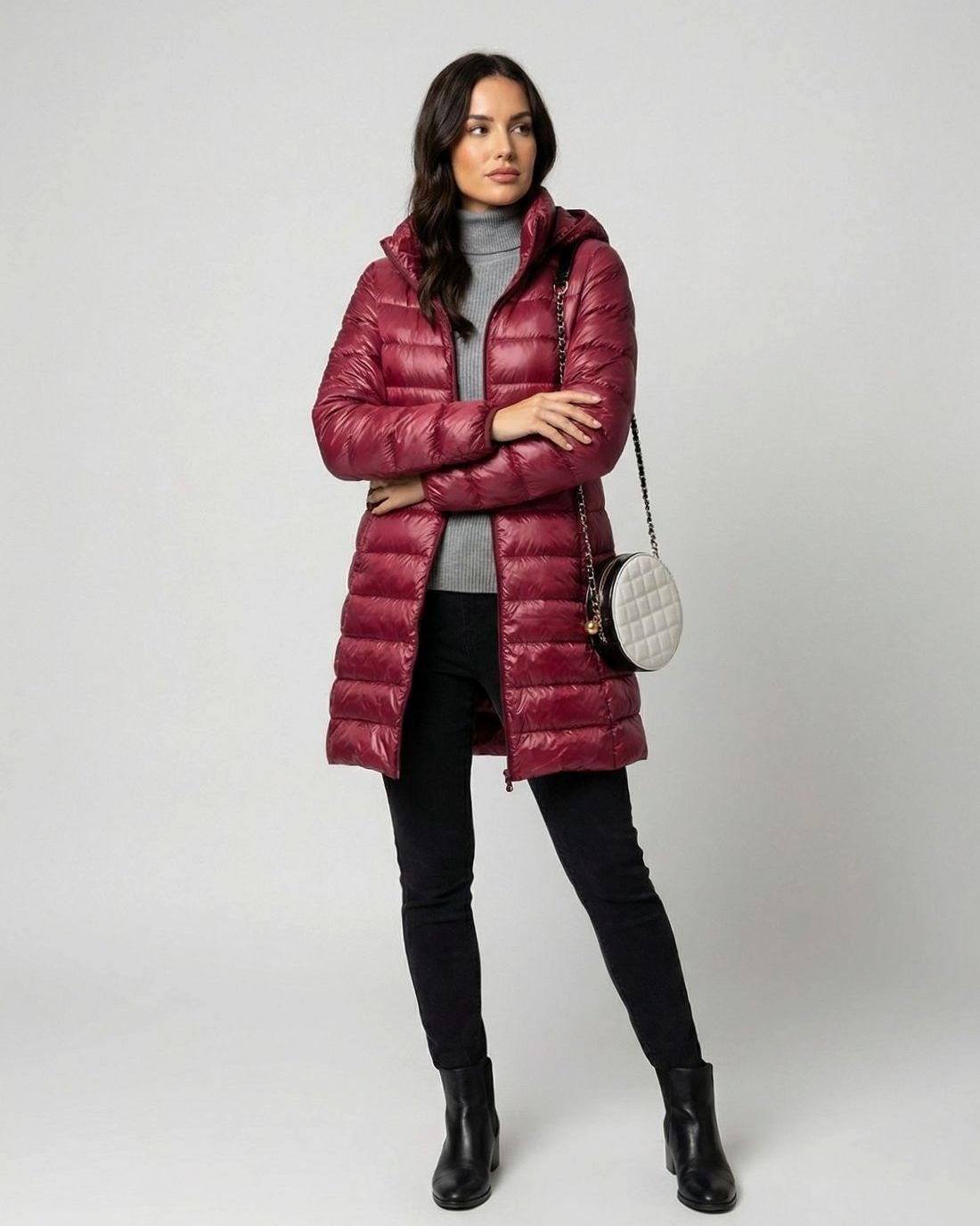 Johanna | Women's Ultra-Lightweight Slim-Fit Down Jacket with Hood
