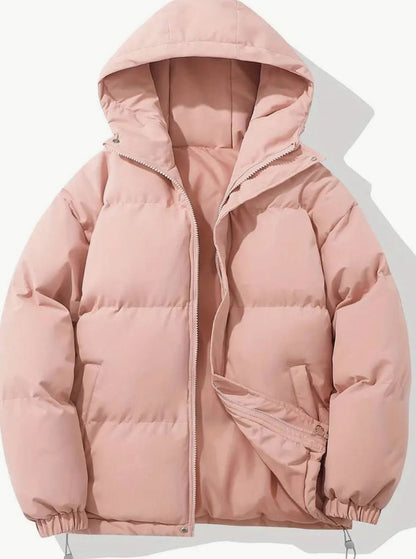Elfriede | Women's Warm Quilted Puffer Jacket with Stand-Up Collar